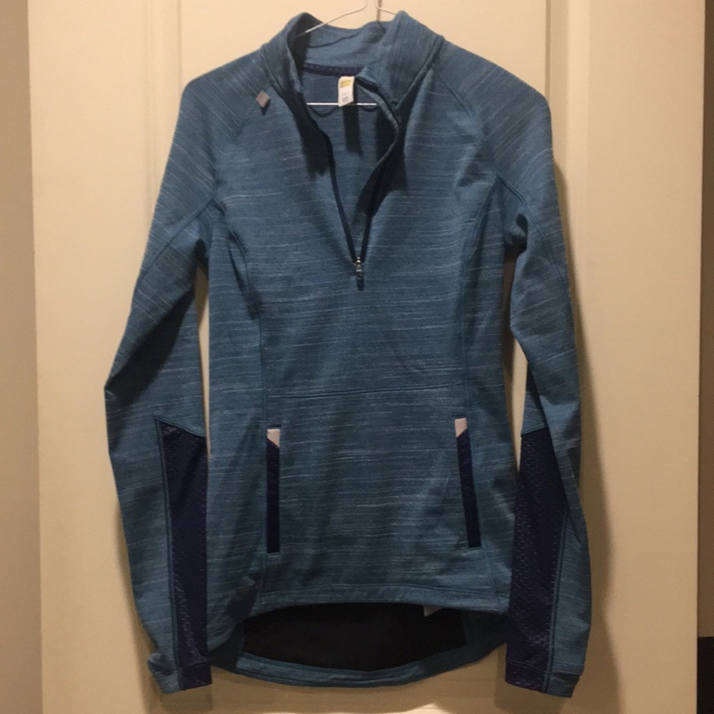 NWOT Lole women 1/4 Zip Pullover/pouch/reflector/thumb hole/back zip size XS